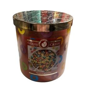 Goose Creek Fruity Hoops Cereal Scented Candle Hard to Find 14.5oz